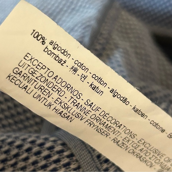 ❤️ Zara Navy Patterned Blazer 40 - Picture 7 of 11